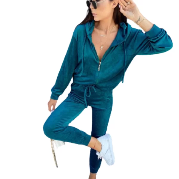 Σετ Παντελόνι Ζακέτα Mia Πετρόλ