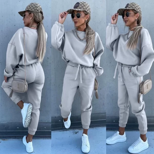 Σετ Μπλούζα Παντελόνι Spice Γκρί