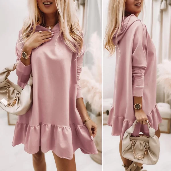 Φόρεμα Driven Snow Ρόζ