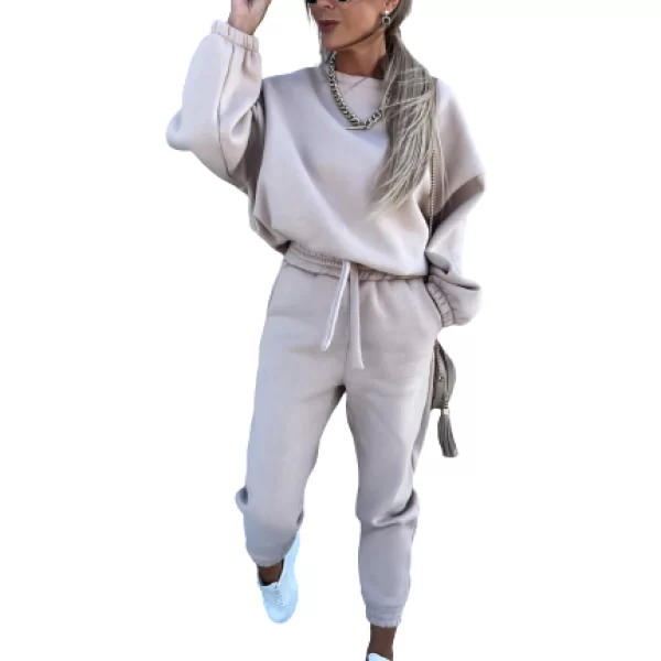 Σετ Μπλούζα Παντελόνι Spice Μπέζ