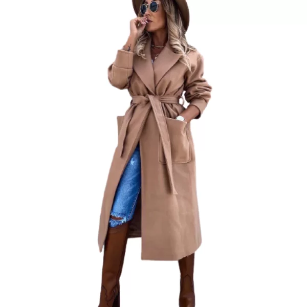 Παλτό Wranta Κάμελ