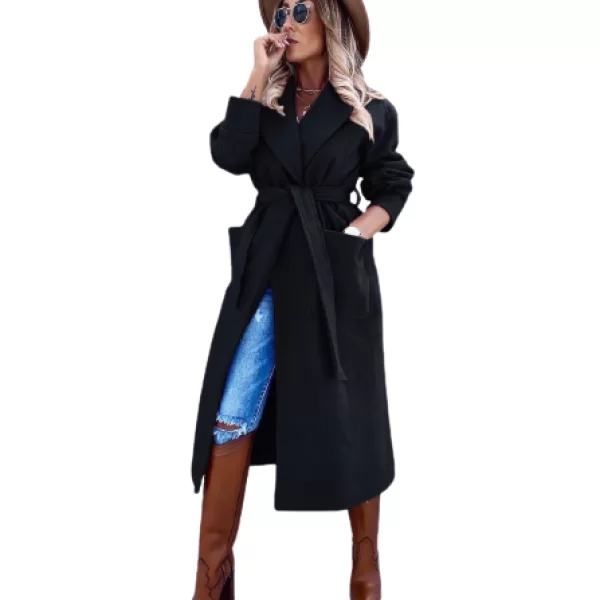 Παλτό Wranta Μαύρο