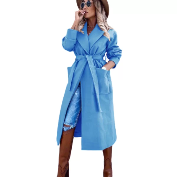 Παλτό Wranta Γαλάζιο