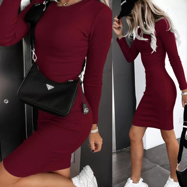 Φόρεμα Pelagia Μπορντώ