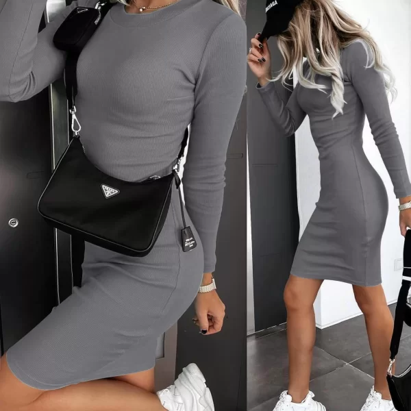 Φόρεμα Pelagia Γκρί