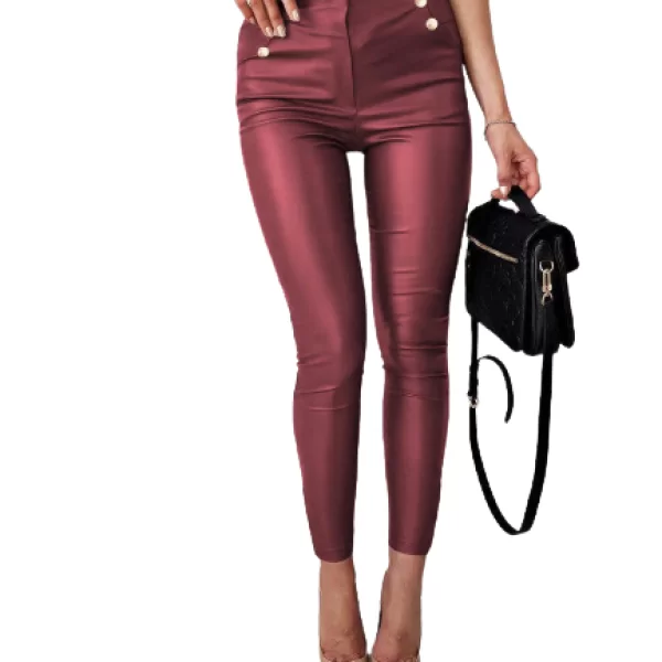 Παντελόνι Xenia Μπορντώ