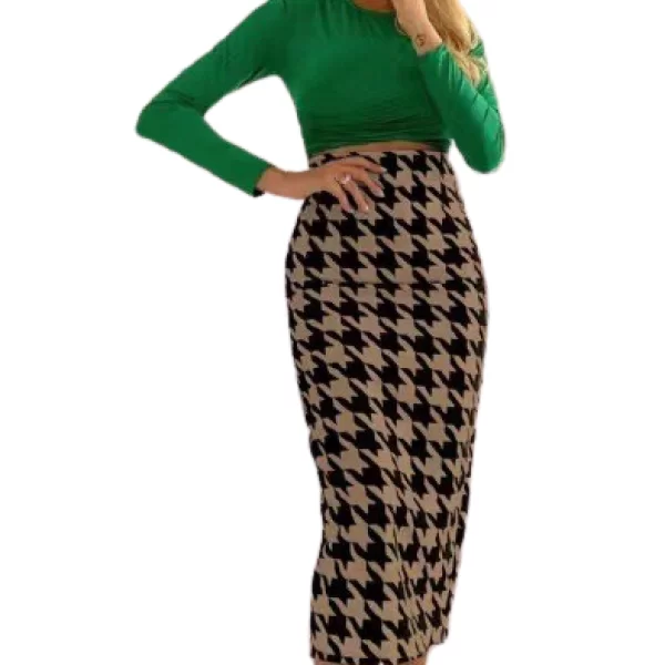 Φούστα Andalusia Μπέζ