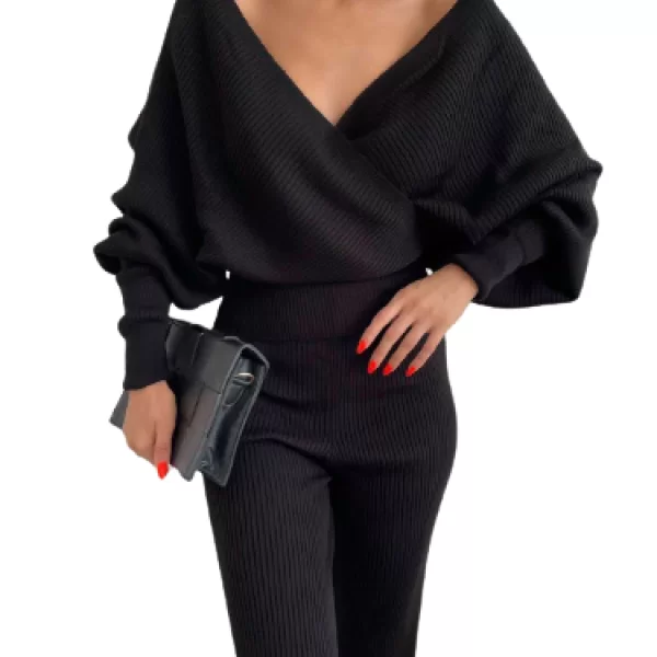 Σετ Μπλούζα Παντελόνι Kathrin Μαύρο