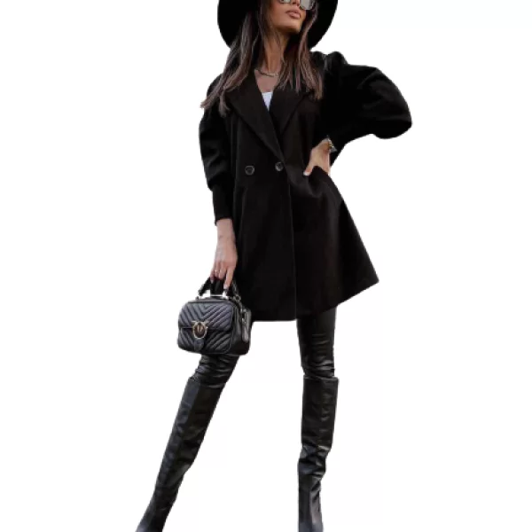 Παλτό Helsinki Μαύρο