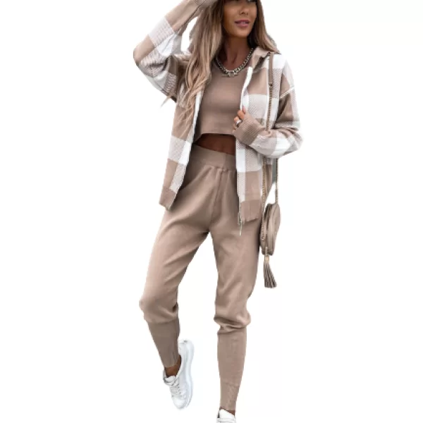 Τριπλό Σετ Mariame Κάμελ