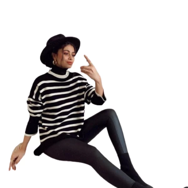 Μπλούζα ζιβάγκο Veroniq Μαύρη