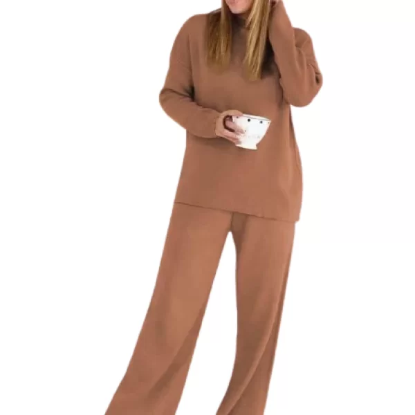 Σετ Παντελόνι Μπλούζα Belle Κάμελ
