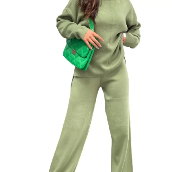 Σετ Παντελόνι Μπλούζα Belle Λαδί