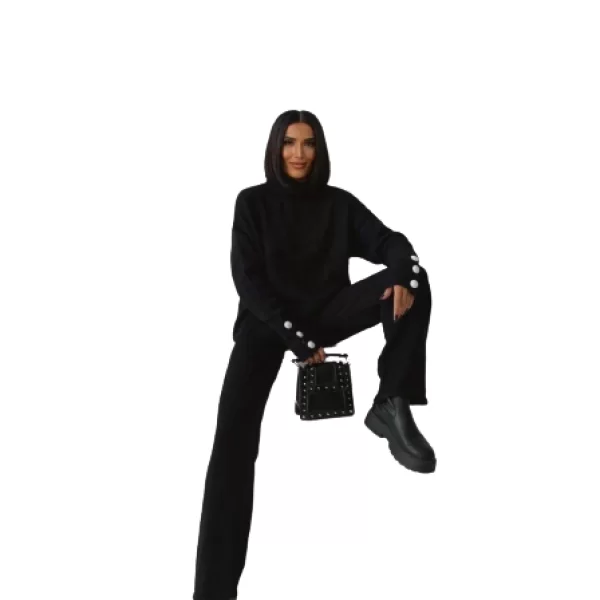 Σετ Μπλούζα Παντελόνι Duke Μαύρο