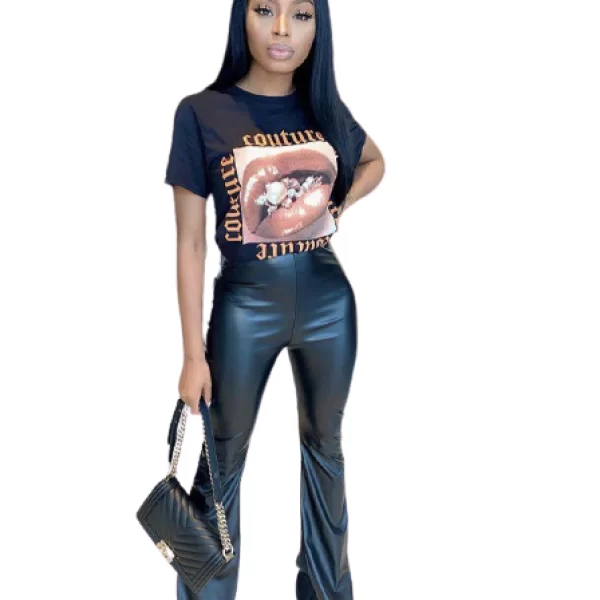 Παντελόνι Faux Leather Solaris