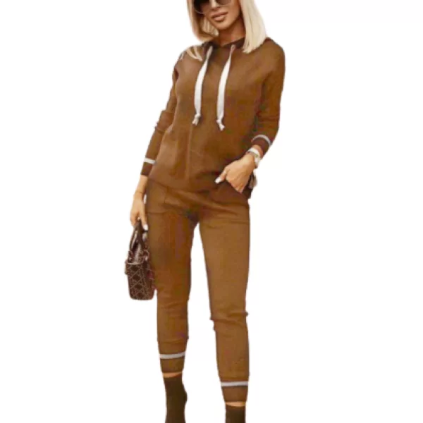 Σετ Παντελόνι Μπλούζα Soraja Κάμελ