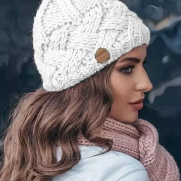 Σκούφος Let It Snow Λευκός